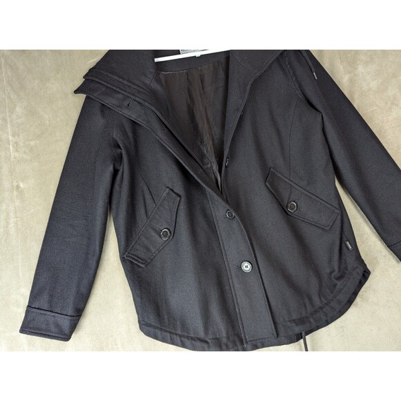 Wesc Black Wool Blend Jacket Size XS - Picture 4 of 13